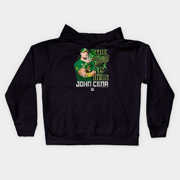 John Cena The Champ Is Here Kids Hoodie by Holman